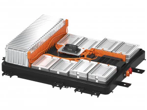 Bateria de &iacute;on de l&iacute;tio com c&eacute;lula de bateria Nissan Leaf Modelo 3D
