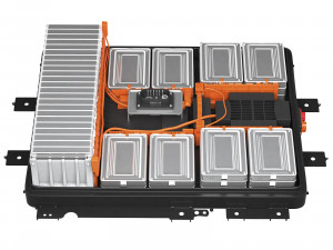 Nissan Leaf battery cell lithium-ion battery 3D Модель