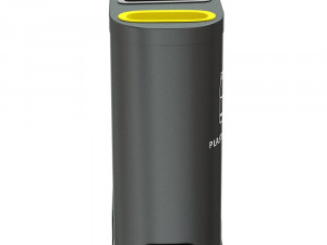MALMO Office Waste Recycling Bin with 3 Containers 3D Model
