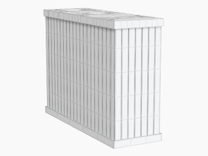 NATURA Outdoor Recycling Bin with 3 Inner Containers 3Dモデル