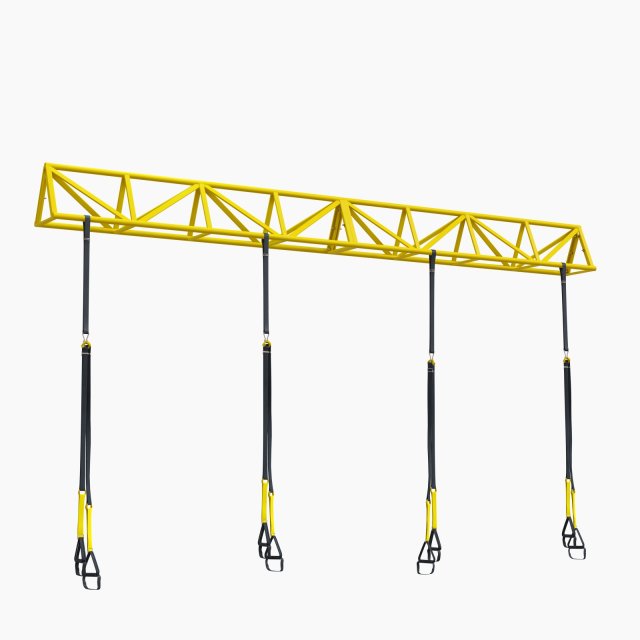 TRX Gym System Sport Farm 3D Model .c4d .max .obj .3ds .fbx .stl .blend 