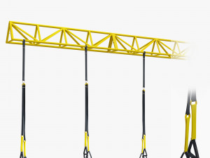 TRX Gym System Sport Farm 3D Model