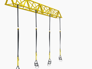 TRX Gym System Sport Farm 3D Model