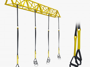 TRX Gym System Sport Farm 3D Model