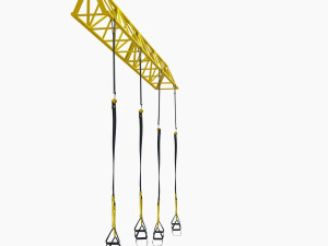TRX Gym System Sport Farm 3D Model