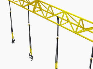TRX Gym System Sport Farm 3D Model