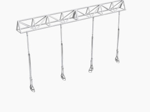 TRX Gym System Sport Farm 3D Model