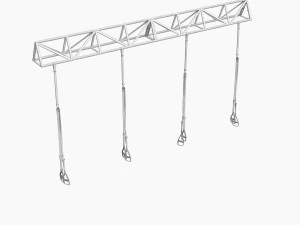 Fazenda esportiva TRX Gym System Modelo 3D