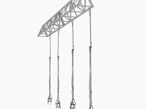 TRX Gym System Sport Farm 3D Model