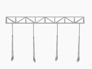 TRX Gym System Sport Farm 3D Model