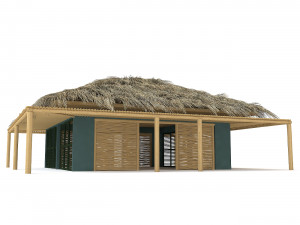 Tropical bungalow 3D मॉडल