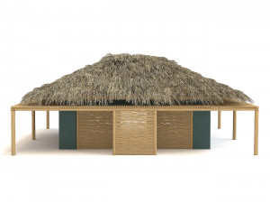 Tropical bungalow 3D Model