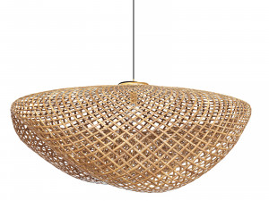 Vertigo Bamboo Rattan Pendant Lamp 3D Модель