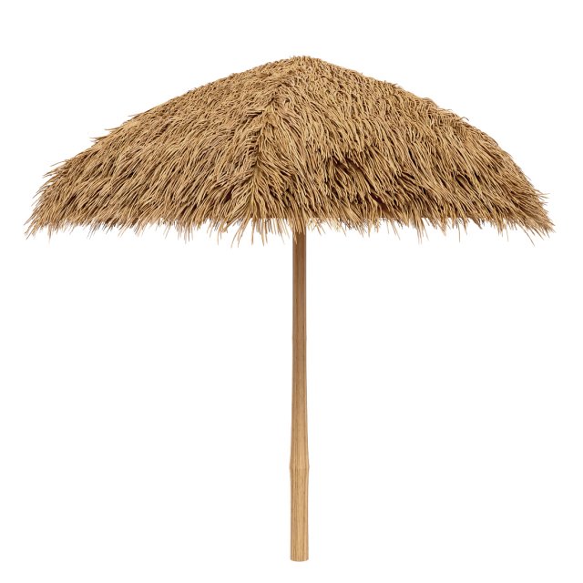 Bamboo shelter beach canopy 3D Model .c4d .max .obj .3ds .fbx .stl .blend 