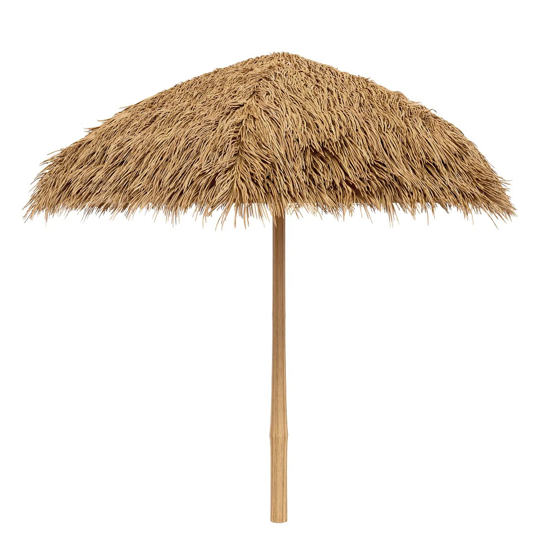 Bamboo shelter beach canopy 3D Model .c4d .max .obj .3ds .fbx .stl .blend 