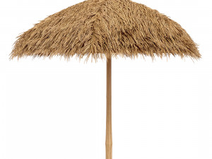 Bamboo shelter beach canopy 3D Model