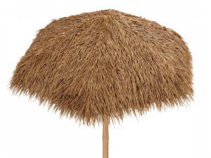 Bamboo shelter beach canopy 3D Model