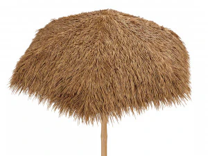 Bamboo shelter beach canopy 3D Model