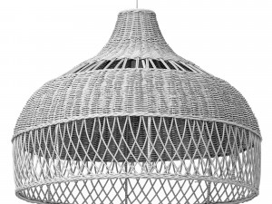 New wicker round tulip skirt rattan light 3D Модель