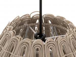 Rattan Lamp Kathu Manyoya ILUZZIA wild 3D Model