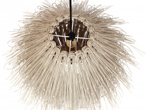 Rattan Lamp Kathu Manyoya ILUZZIA wild 3D Model