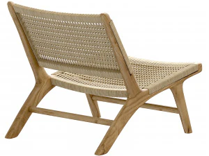 Kave Home Beida solid teak armchair 3D Model