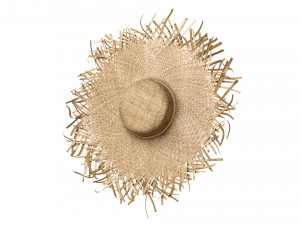Wicker bamboo decor bathroom set 01 Modèle 3D