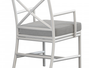 Lincoln brooks La Cruz Carver Chair Outdoor 3D 모델