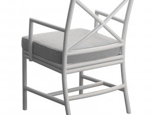 Lincoln brooks La Cruz Carver Chair Outdoor 3D 모델