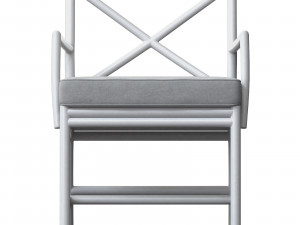 Lincoln brooks La Cruz Carver Chair Outdoor 3D 모델