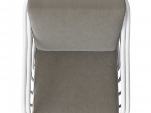 Lincoln brooks Belgravia Outdoor White Chair Modelo 3D