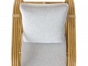 Cadeira curva feita &agrave; m&atilde;o em bambu Modelo 3D