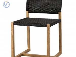 SEDIA DA PRANZO PER ESTERNI GRIFFIN Modello 3D