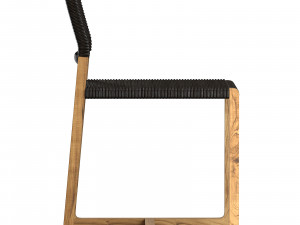 OUTDOOR DINING CHAIR GRIFFIN 3D 모델
