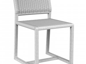 OUTDOOR DINING CHAIR GRIFFIN 3D 모델