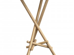 Gypsy Rattan Side Table Lincoln brooks Model 3D