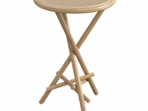 Gypsy Rattan Side Table Lincoln brooks Model 3D