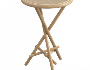Gypsy Rattan Side Table Lincoln brooks 3D Model