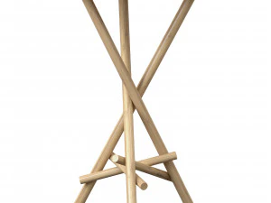 Gypsy Rattan Side Table Lincoln brooks 3D Model