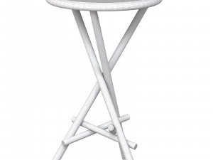 Gypsy Rattan Side Table Lincoln brooks Model 3D