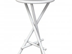 Gypsy Rattan Side Table Lincoln brooks 3D Model