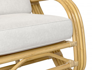 Pretzel Rattan Armchair Standard Lincoln Brooks Modelo 3D