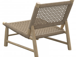 Bazar Bizar Island Sisal One Seater Chair Natural Model 3D