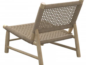 Bazar Bizar Island Sisal Einsitzer-Stuhl, Natur 3D Modell