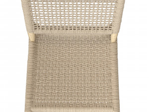 Bazar Bizar Island Sisal One Seater Chair Natural Model 3D