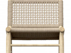 Bazar Bizar Island Sisal Einsitzer-Stuhl, Natur 3D Modell