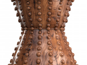 Kurt Stool Wooden Natural Modelo 3D