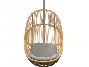 Cadeira colmeia Cane line rattan AirTouch Modelo 3D