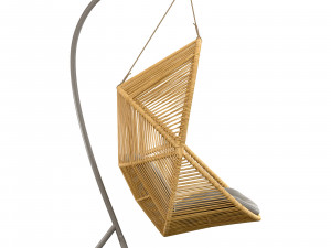 Hive chair Cane line rattan AirTouch 3D Model