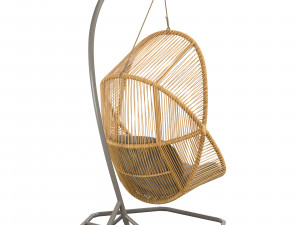 Hive chair Cane line rattan AirTouch 3D Model